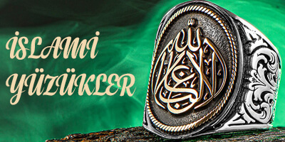 İslami Gümüş Yüzük Modelleri